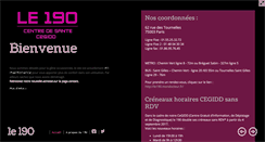 Desktop Screenshot of le190.fr