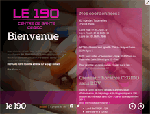 Tablet Screenshot of le190.fr